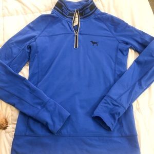 Victoria Secret PINK Blue Ultimate Quarter Zip